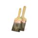 Flat Wall Paint Brush Wooden Handle Copper Ferrule