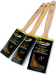 Linzer 3pc Golden Ox Flat Sash Paint Brush Set (1 x 2; 1 x 2.5; 1 x 3 in)