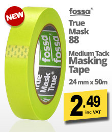 Fossa TrueMask 88 Green Medium Tack Masking Tape