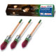 Staalmeester 3pc Pro-Hybrid 2022 Round Pointed Sash Paint Brush Set