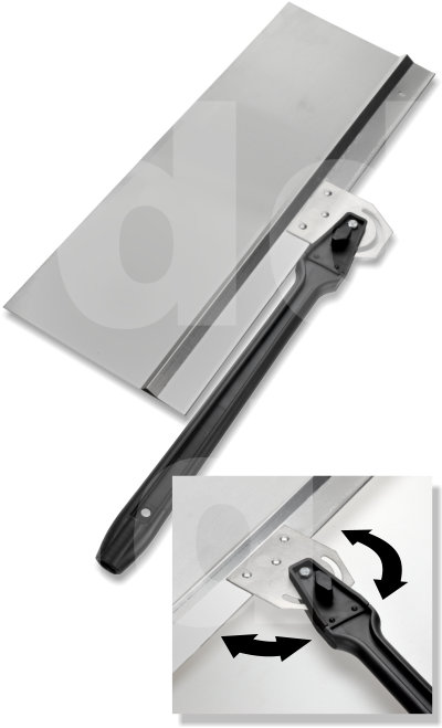 Fossa 9 inch Adjustable Spray Shield Aluminium Screwfit