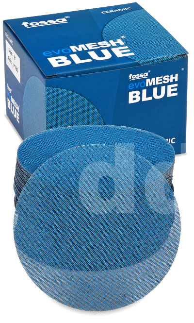 evoMESH BLUE 150mm Ceramic Abrasive Discs