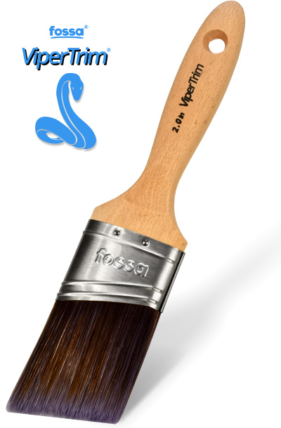 Fossa ViperTrim Angled Beavertail Paint Brush