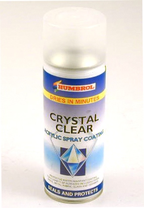 Humbrol Crystal Clear Acrylic Spray Coating Aerosol