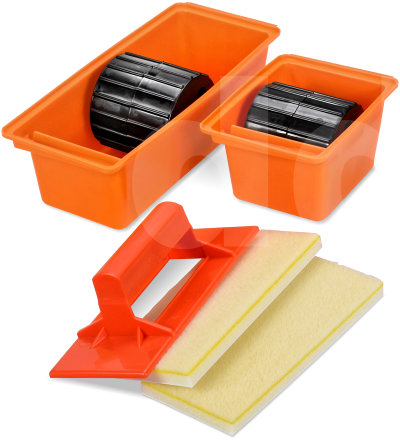 Paint Pad Set - Std Handle, 2 x Refills, Tray / Roller