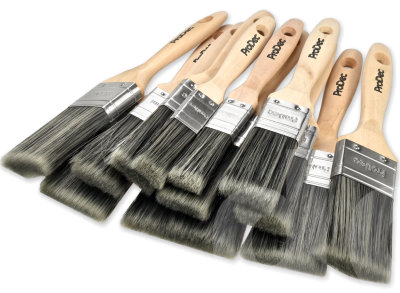 Prodec Synthetic Paint Brushes Set 12 piece.