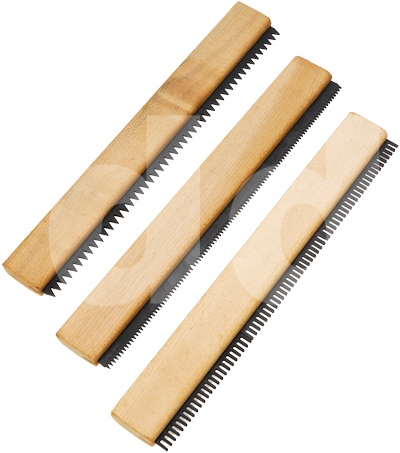 Rubber Graining Comb Set 9 inch - 3pc