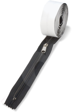 Fossa Self-Adhesive Zipper - 2.1 Meters Long