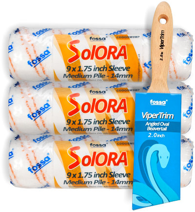 Fossa ViperTrim and SolORA  - Brush and Roller Combo Pack