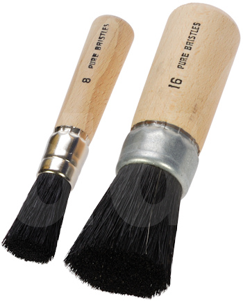 Stencil Brush - Black Bristle