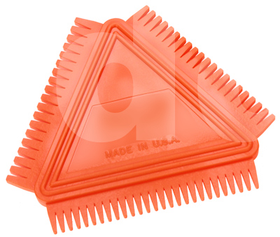 Wood Graining Comb - Thick Grain (Orange)