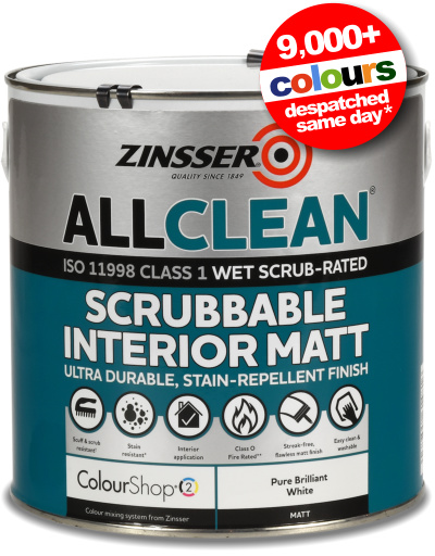 Zinsser AllClean Scrubbable Interior - Matt