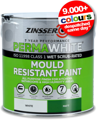 Zinsser Perma White Mould Resisting Paint - Matt