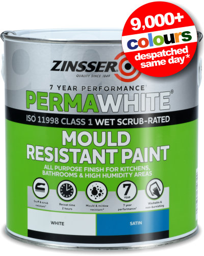 Zinsser Perma White Mould Resisting Paint - Satin